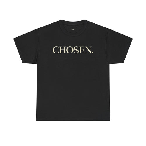 CHOSEN. Minimalist Faith Statement T-Shirt — Premium Christian Tee